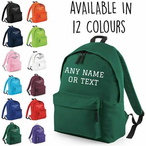 personalised school bags ebay