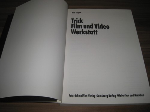 Trick Film und Video Werkstatt (Robi Engler/Foto+Schmalfilm 1984) Retro Buch Z2 - Picture 3 of 22