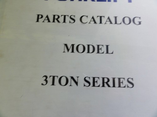 Nissan 3 Ton Series Forklift Parts Catalog Manual C-F024 - Picture 2 of 8