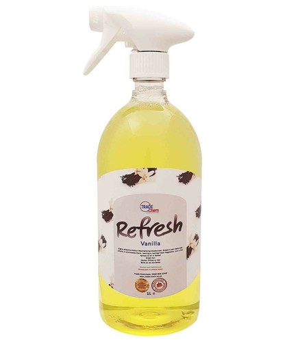 Air Freshener House Car Office 1L Spray Bottle Vanilla Fragrance Refresh - Picture 3 of 12