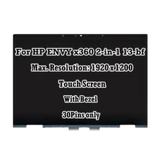 WUXGA IPS LCD Touch Screen Display Assembly for HP ENVY x360 13-bf0xx 13-bf1xx