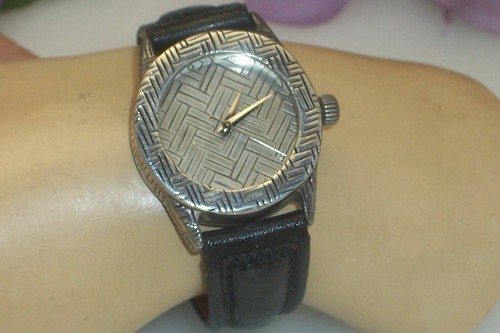 Authentische John Hardy Sterlingsilber gewebte Bedeg Armbanduhr 4873 - Bild 3 von 5