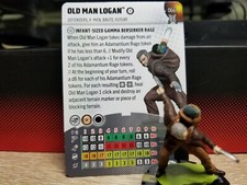 Marvel Heroclix Old Man Logan 066 w/ Card Deadpool Weapon X Set