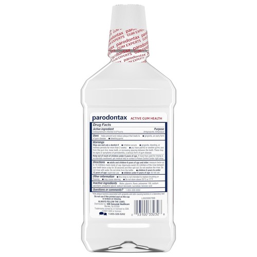 Parodontax Active Gum Health Mouthwash, Antigingivitis Alcohol-Free, 16.9 Oz X3 - Picture 5 of 18