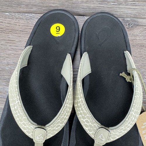 OluKai Ohana Pa'i Sandals Size 10 Womens Silt Slippers Flip Flops 20499-21XQ - Picture 6 of 16