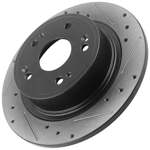 Rear Brake Rotors Brake Pads Left & Right for 2003 2004 2005 -2007 Honda Accord - Foto 2 di 4