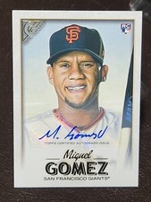 2018 Topps Gallery Certified Autograph Issue #135 Miguel Gomez RC 
