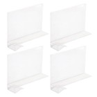  4 Pcs Regaltrenner Trennplatte Bücherregal-Trenner Aufbewahrungstrenner
