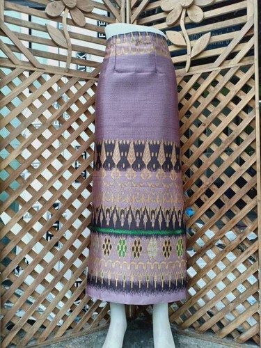 LAOS/THAI SILK SARONG SKIRT WAIST ONE SIZE WRAP AROUND/LENGTH 34/35" - Picture 15 of 117
