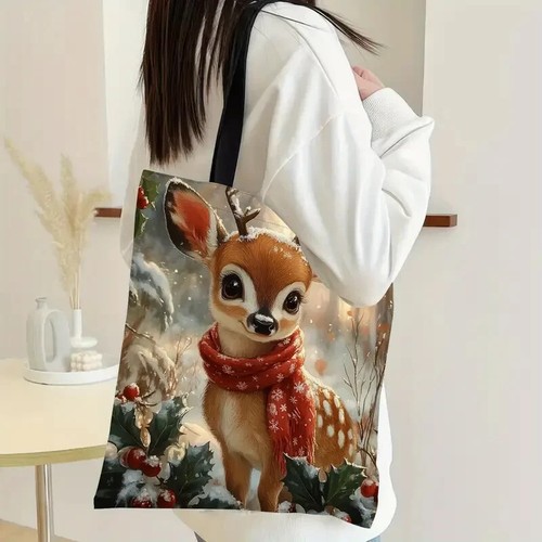 Winter Deer Tote Bag - New - Picture 5 of 7