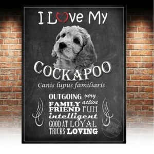 MY DOG/'S RULES RETRO STYLE METAL TIN SIGN//PLAQUE LABRADOODLE THEME