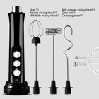 Handheld Electric Milk Frother Egg Beater Drink Coffee Foamer Whisk Mixer Tool