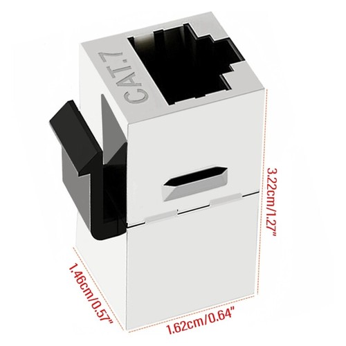 4Pcs CAT7 Couplers RJ45 Keystone Shielded Couplers Female to Female Keystone - Afbeelding 7 van 7