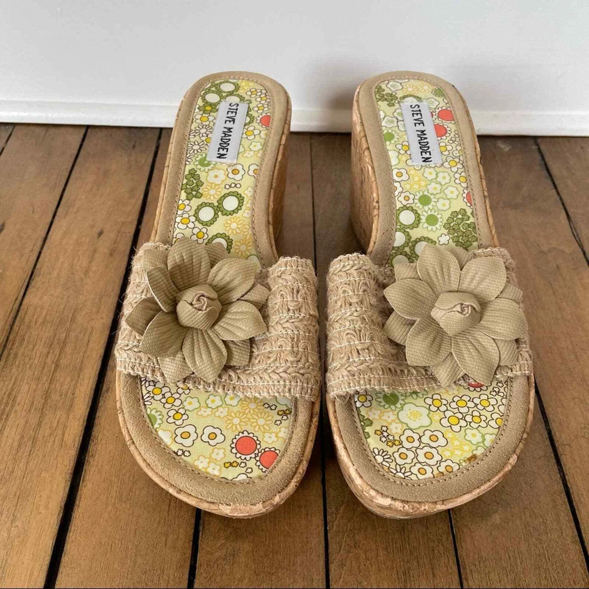 Steve madden flower sandals clearance