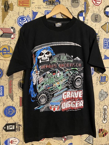 SALE Reprint 1996 Monster Jam Grave Digger T-Shirt Basic schwarz Reprint Tee - Bild 1 von 3