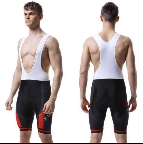 New X-Tiger Pro Padded Cycling Bib Shorts Bike Shorts size L (B126) - Picture 1 of 9