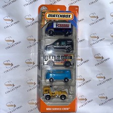 Matchbox MBX Service Crew Assorted Cars #GBJ69 2018 5 Pack Car Set 1/64