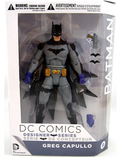 DC DIRECT DESIGNER GREG CAPULLO SERIES 3 BATMAN ZERO YEAR ACTION FIGURE NEW - Foto 3 di 4