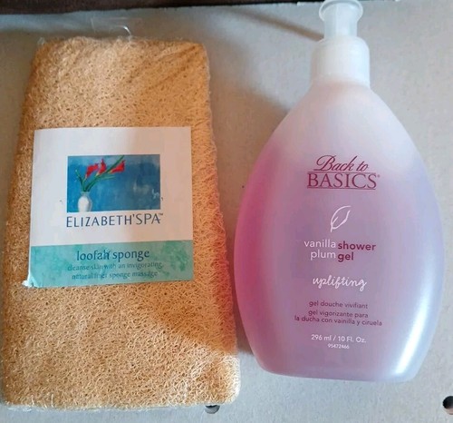 ELIZABETH'S SPA Back To The Basics Vanilla Shower Plum Gel - Picture 2 of 3