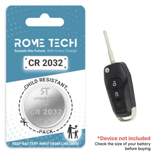 Key Fob Battery Replacement for Ford F-150 2023 2021 2020 2019 -1998 1 or 2 Pack - Foto 46 di 79