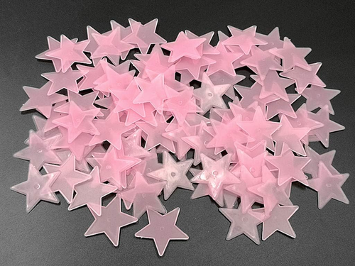 Glow in the Dark Stars Sticker Luminous Stars Wall Ceiling Pasters(100Pcs,Pink,1 - Picture 2 of 7