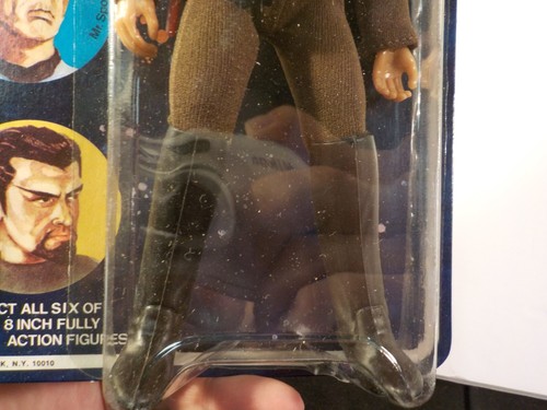 J317 Star Trek Klingon Action Figure Mego 1974 Vintage On Card - Picture 8 of 15