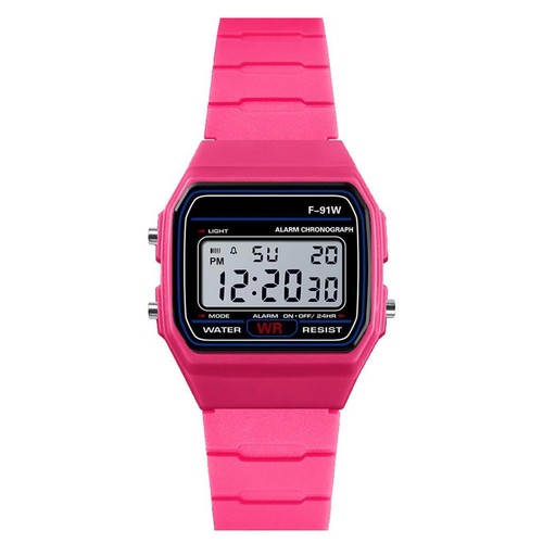F 91W Classic Digital Resin Armband Uhr Stoppuhr Chronograph Sport Unisex Herren - Bild 4 von 32