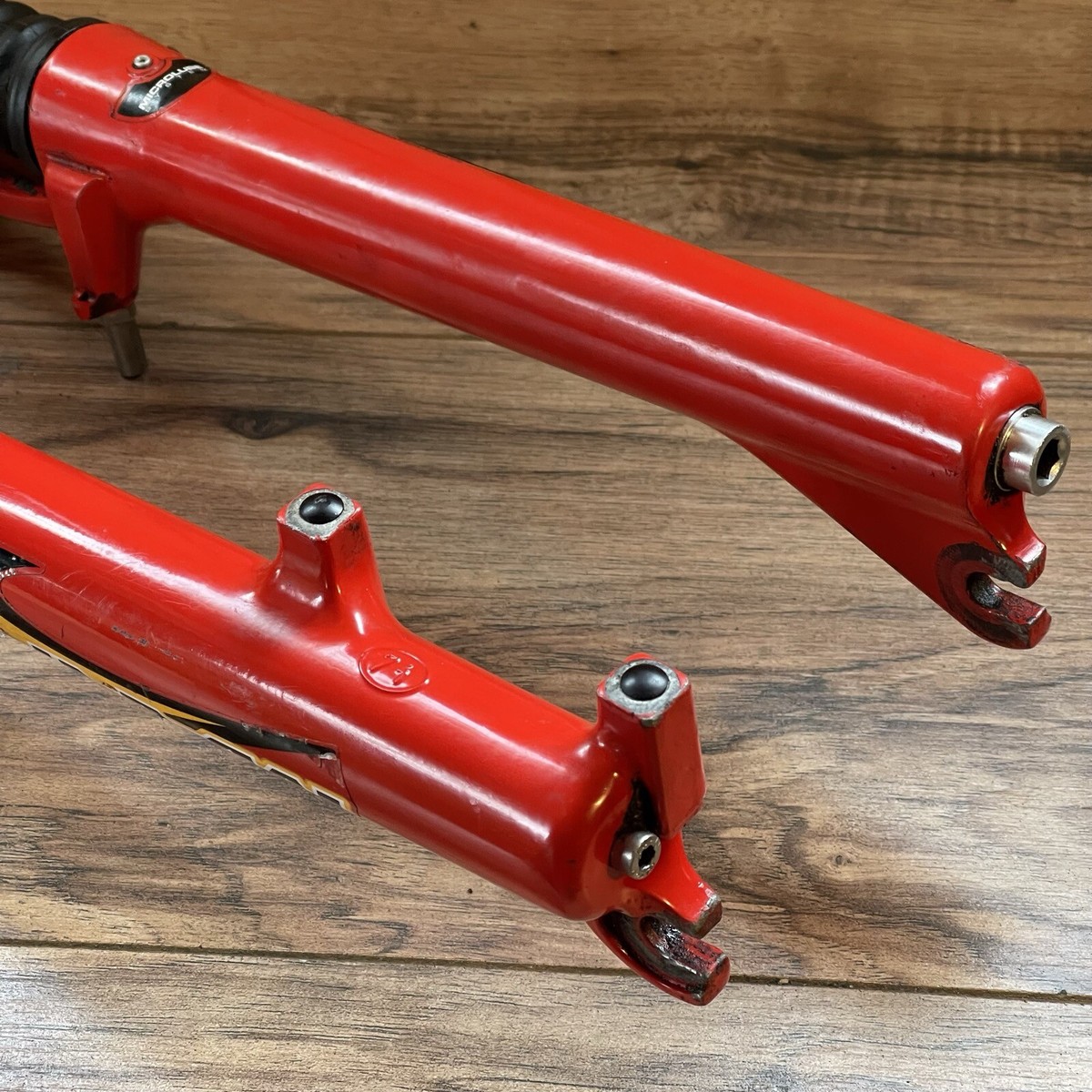 Manitou SX Suspension Fork 26 Rim Brake 1 1/8 Threadless Red