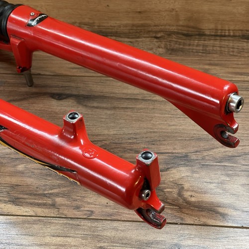 Manitou SX Suspension Fork 26 Rim Brake 1 1/8 Threadless Red 193mm Steerer - Picture 10 of 10