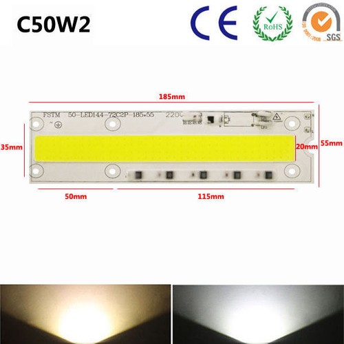 LED Chip 10W20W30W50W100W COB 220V Input Integrated Smart IC Driver Floodlight - Imagen 9 de 22
