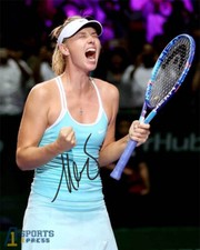 Maria Sharapova Celebration Signed Tennis Photo Autograph Print