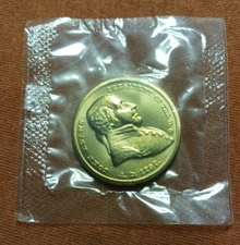 JOHN ADAMS == BRONZE PEACE & FRIENDSHIP MEDAL == SEALED