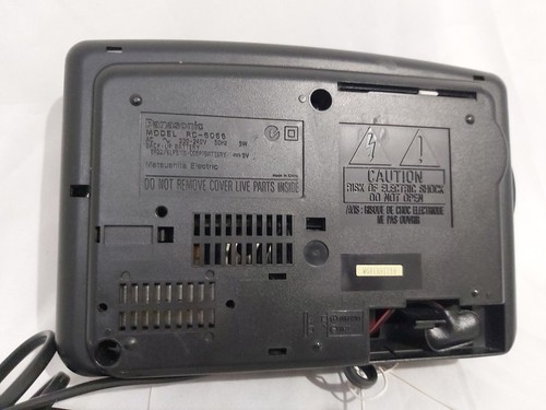 PANASONIC AM/FM ALARM CLOCK RADIO Model: RC-6066 with LED Display Working - Picture 7 of 9
