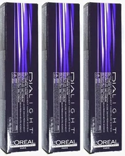 3 Loreal DiaLight DEMI PERMANENT  Hair Color 1.7 oz ea #5.52/5RvV