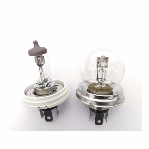 2 x P45T R2 H5 to P43T H4 BULB ADAPTERS CLASSIC CAR FIAT 2CV CITREON OLDTIMER - Picture 3 of 3