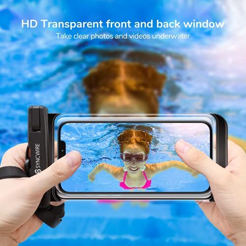 Waterproof Mobile Phone Case, Pack of 2 Underwater Mobile Phone Transparent - Picture 7 of 8