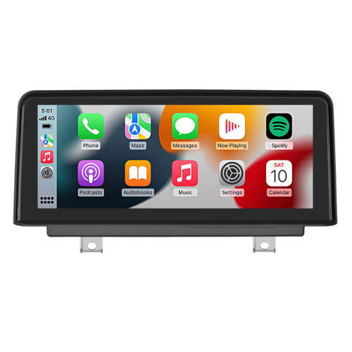 Touchscreen automatico Android 12,3" wireless CarPlay per BMW X3 X4 F25 F26 NBT CIC RT - Foto 10 di 14