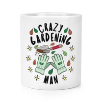 VerrüCkte Gartenarbeit Mann Stars Makeup Pinsel Bleistift Topf - Lustig Vatertag