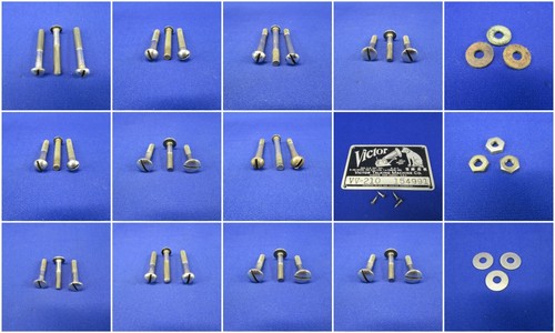 Original Victor Victrola Pan & Round Head Screws - Various Grades