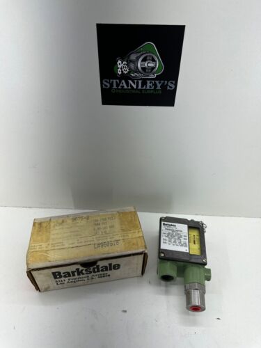 Barksdale 9675-2 Sealed Piston Mechanical Pressure Switch 100-1500 PSI New - Picture 1 of 3