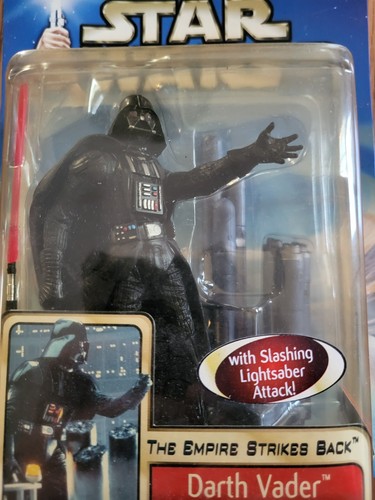 Hasbro Star Wars Darth Vader w/ Slashing Lightsaber (Bespin Duel) #30 2002 - Picture 2 of 5