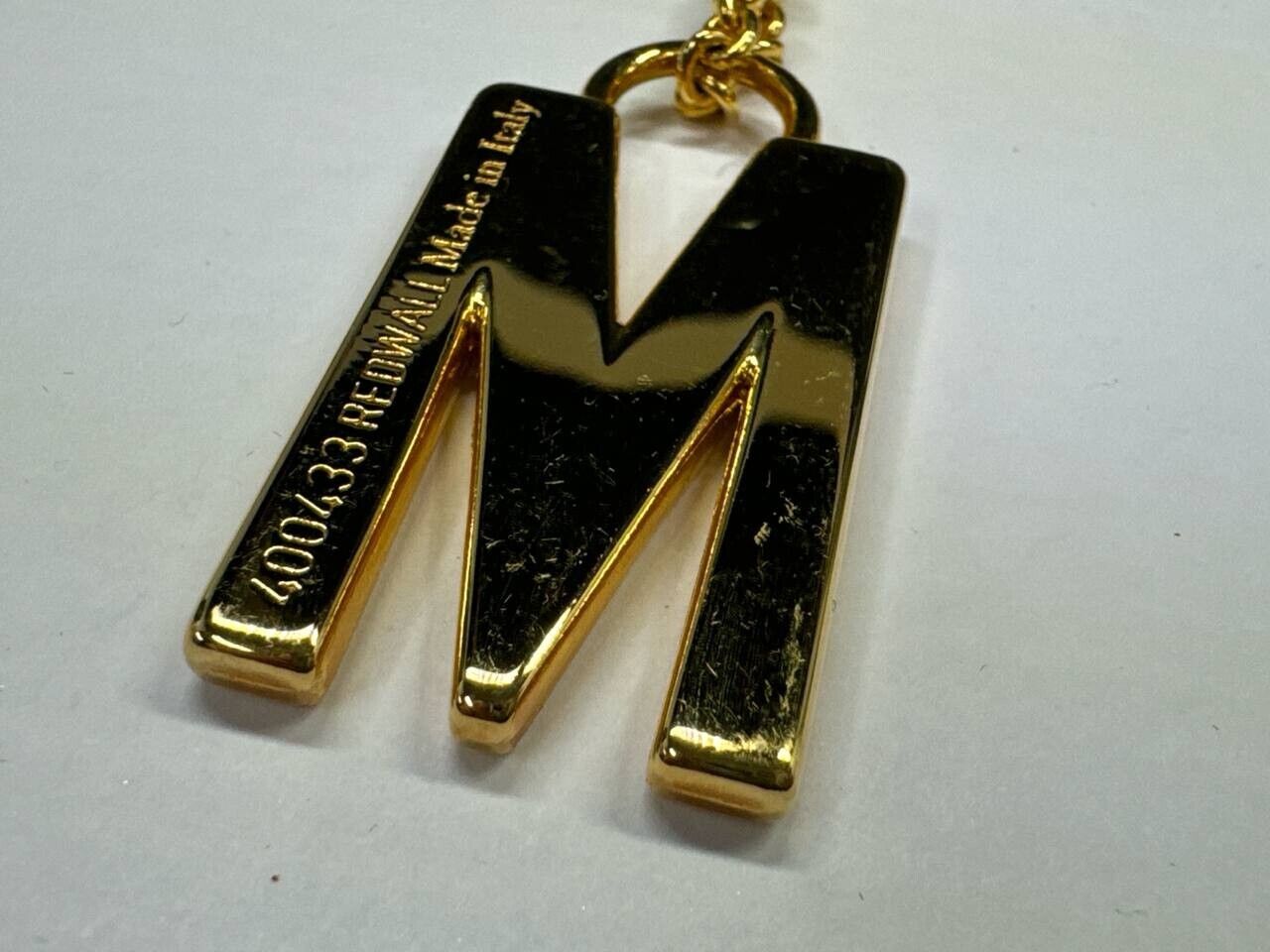 Vintage Moschino Chunky Gold Key Chain - image 8
