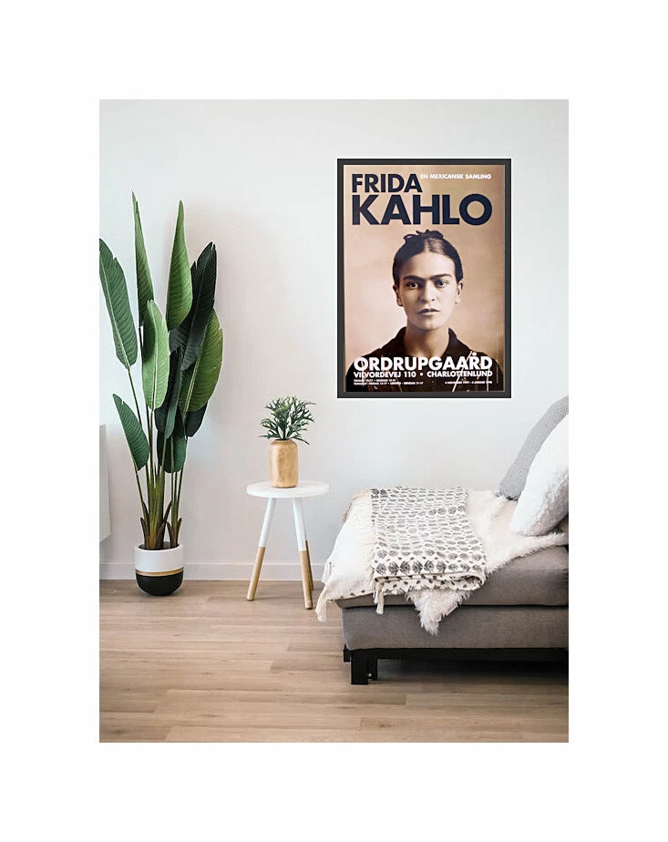 Póster Frida Kahlo Pintora Mexicana Museo Dinamarca 1997 39-1/4 x 27-1/2 Foto 2 de 2