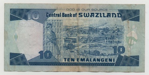 SWAZILAND 10 EMALANGENI 2006 PICK 29 LOOK SCANS - Picture 2 of 2