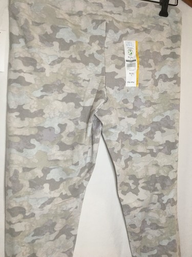 Time and Tru High Rise Ankle Leggings Women Gray Camo many sizes - Picture 3 of 4