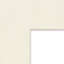 Craig Frames Dover White Mat With a Bevel Cut Opening For a Picture Frame