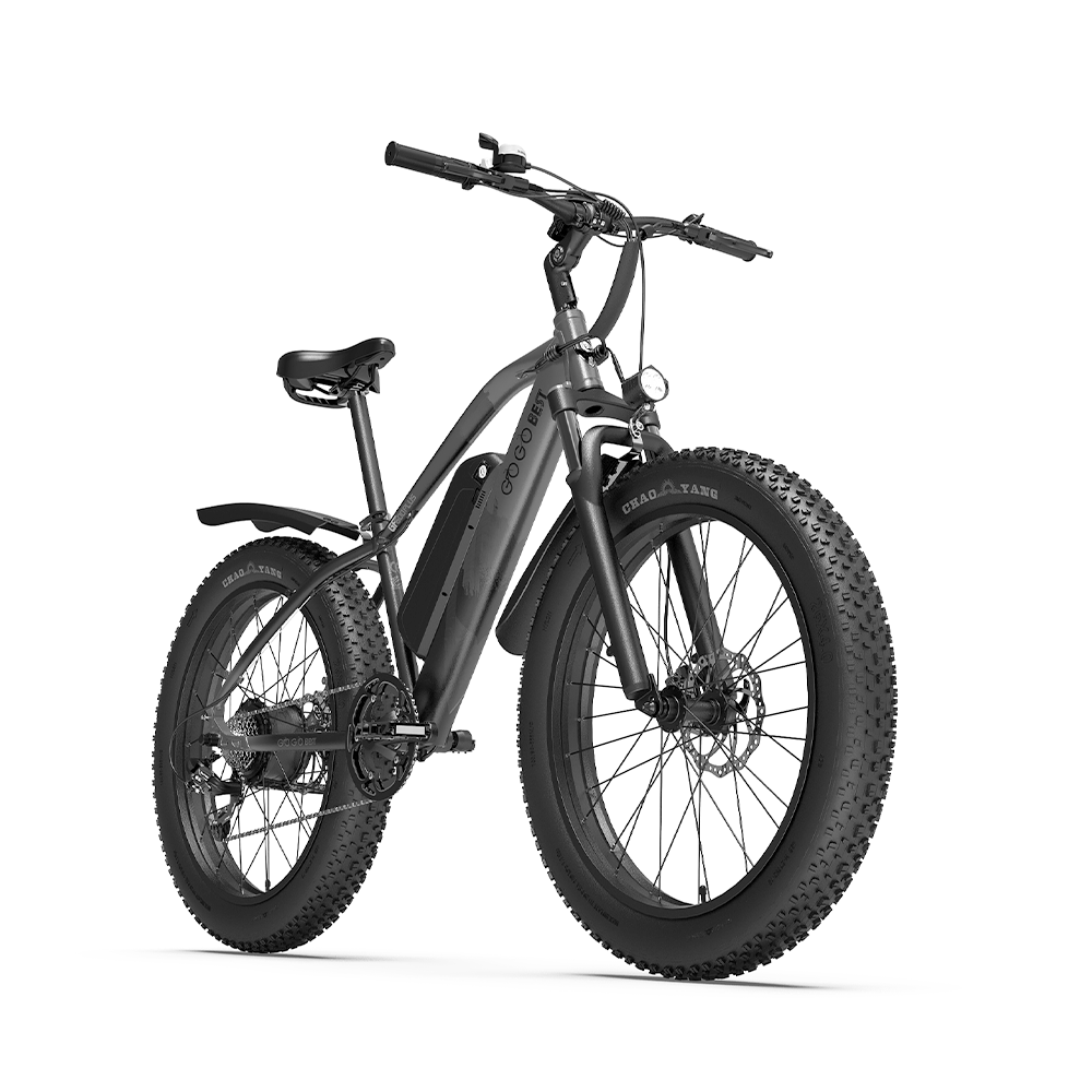 【fatboy.go.go.go】 GOGOBEST 26 inch Electric Bike 48V Fat Tire Mountain Bicycle