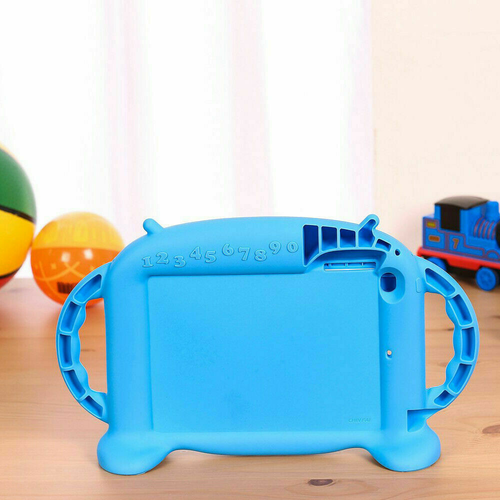 For iPad Mini 2 3 4 Pro 5 th Kids Silicone Rubber Cover Cartoon Robot Stand Case - Picture 13 of 24