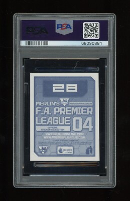 2003-2004 Merlins Premier League Stickers Thierry Henry PSA