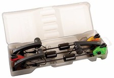 Fox MK2 Illuminated Swinger 3 Rod Set / Red Orange Green / Carp Fishing / CSI054